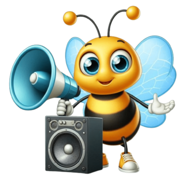 pngtree-clipart-of-bee-holding-speaker-cartoon-art-png-image_13621484